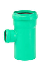 Derivación 87,5° macho-hembra con junta elástica PP-MD Ostendorf/Crearplast-KG 2000, DN/OD 200/110 mm